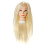 Голова учебная 40-45см блондин 100% натуральные волосы HARIZMA  ; упак (20 шт), h10826-01