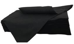 Полотенце стандарт "Черный бархат" ЧИСТОВЬЕ Спанлейс Черный 35х70 см; 50шт (в кор. 27шт), 603-225