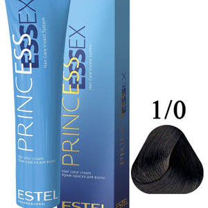 1/0 Крем-краска ESTEL PRINCESS ESSEX, черный классический