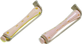Коклюшки для химзавивки короткие бело-розовые 12шт. SIBEL ; упак (12 шт), 4500349